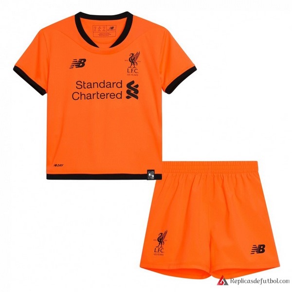 Camiseta Liverpool Niño Tercera equipación 2017-2018